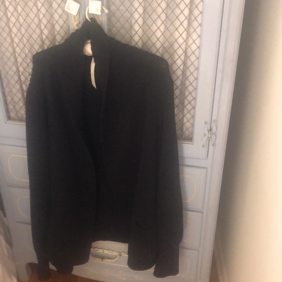 Jcrew black open sweater - Picture 2 of 3